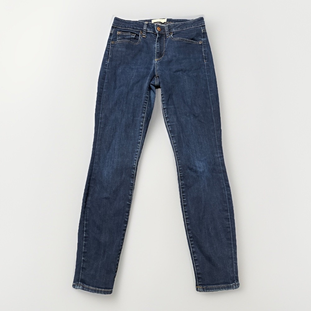 Gap Jeans‎ Woman's Size 28r True Skinny Mid Rise Blue Dark Wash 28x28